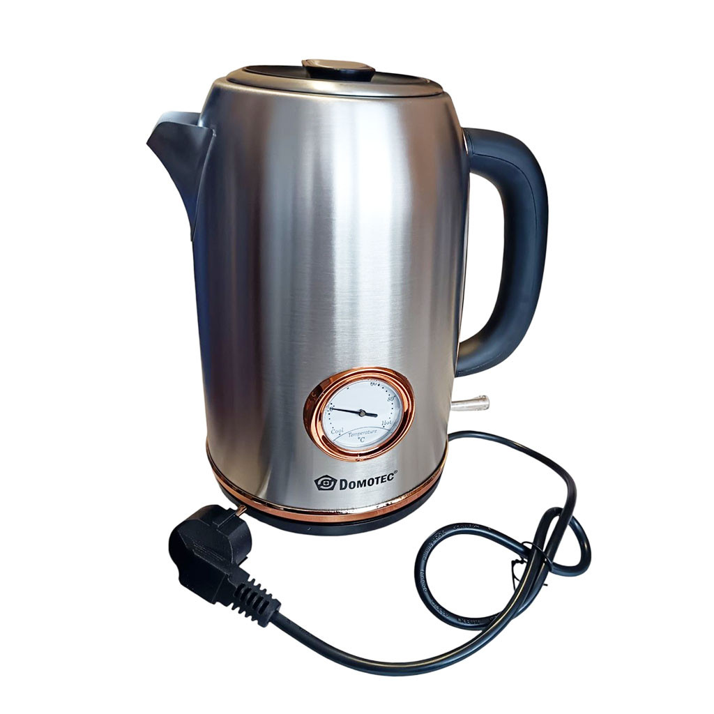 Електрочайник Domotec MS-7849 з термометром, 1.7 л, фото 1