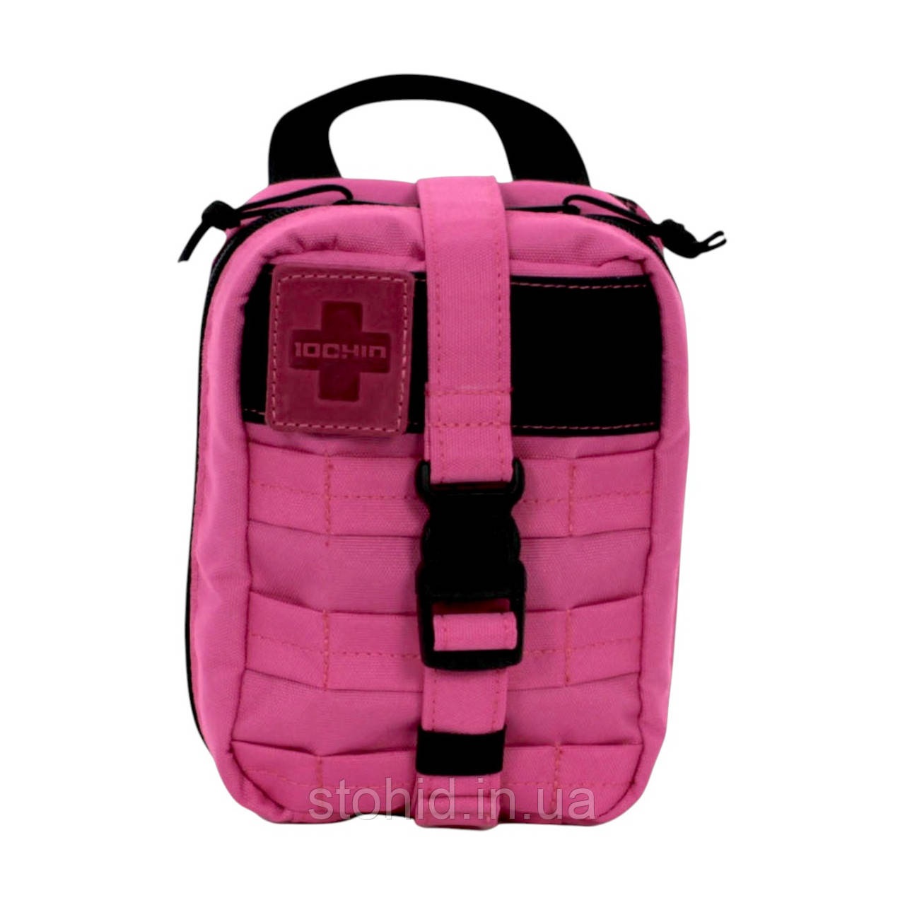 Рожева аптечка, рожевий підсумок індивідуальної аптечки IFAK, аптечний підсумок для цивільних, дівчат, жінок, любителів рожевого, фото 1