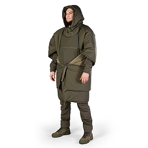 Утеплене пончо-трансформер Кірея Олива