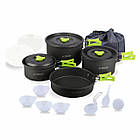 Набір посуду для кемпінгу Starcamp Cookware set 3-4 HX-CK07 black, фото 3