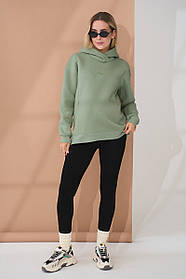 Лосини для вагітних теплі зимові легінси для майбутніх мам на стриженому хутрі Berta New XS Юла Мама чорний