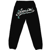 Чоловічі штани Amiri Амірі стильні чорні з бавовни з поліестером чудовий комфорт