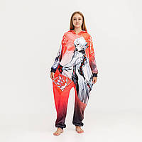 Кигуруми подростковый пижама плюшевый велюр Genshin Impact : Arlecchino на рост 170 см