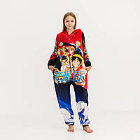 Кигуруми подростковый пижама плюшевый велюр One Piece на рост 170 см