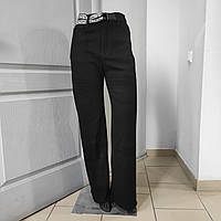 Джинси жіночі палацо зі стрейчем пояс 30 чорні