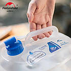 Складана каністра для води Naturehike РЕ 10 л NH14S002-T, фото 5