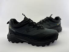 Чоловічі термо кросівки Columbia Montrail Waterproof Black Grey чорні з сірим утеплені водостійкі, фото 2