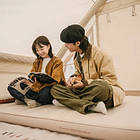 Матрац самонадувний двомісний Naturehike 2000х1320х100 мм NH20FCD08 бежевий, фото 3