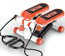 Тренажер степпер з еспандером та лічильником калорій Renew Force, фото 3