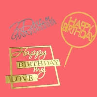 Топпери і Бирки для кондитерських виробів