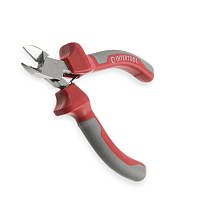 Бокорізи 115 мм точні червоно-сірі ручки Intertool