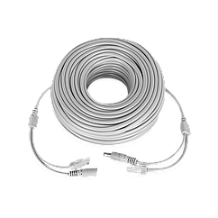 Патчкорд комбінований по кручений парі GreenVision GV-RJ-45+DC-30M