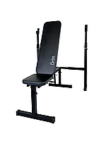 Регульована лавка під штангу з стійками WCG-004