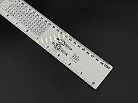 Линейка лекало галстука Peri FCS-1 пластиковая 100 см