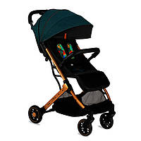 Коляска прогульочная MoMi ESTELLE, с выдвижной ручкой, зелёная, для детей от 6 месяцев, до 15 кг