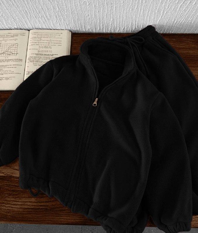 Жіночий спортивний костюм; Колір : чорний , сірий , шоколад, пудра , молоко ; Розмір : 42/46 48/52( вільний крій) ;, фото 1