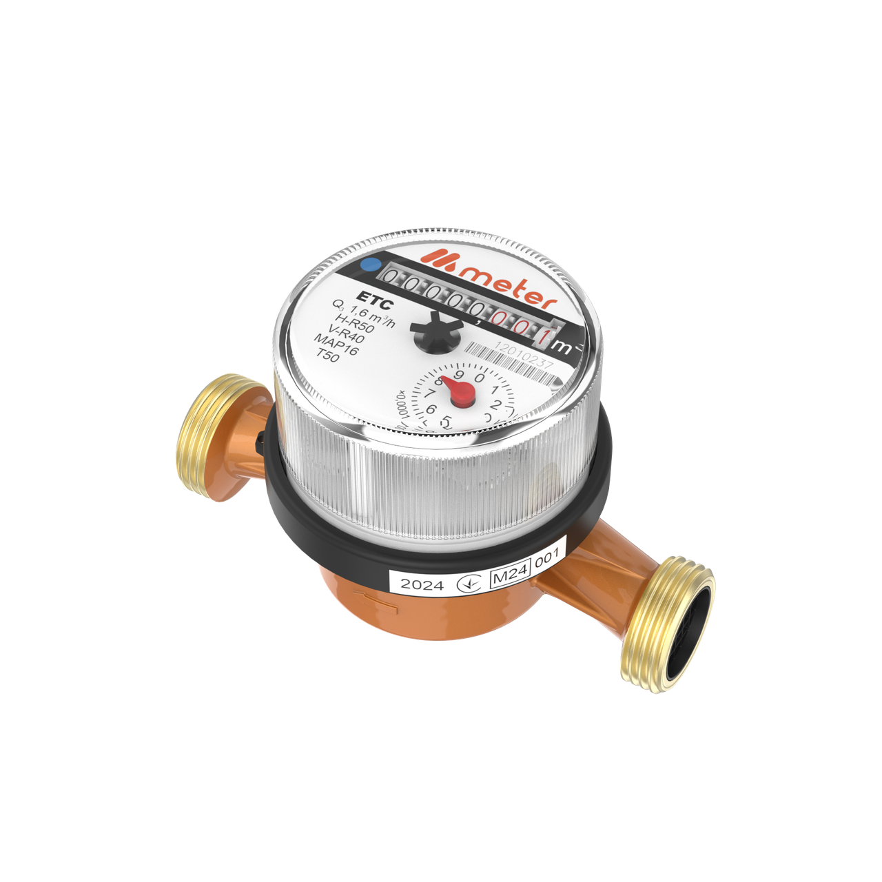 Лічильник холодної  води ETС 15/110 1,6 R50/R40 T50- база 110 мм   2026 рік, фото 1