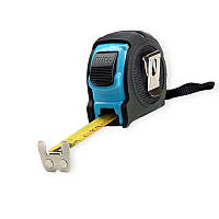 Рулетка 3м x 19мм магніт, гумова, стопор полотна, подвійний зачіп APRO