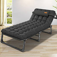 Розкладне ліжко шезлонг WCG FB-S04PP + матрац