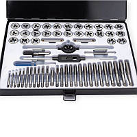 Набір плашок та мітчиків 60 шт M3-M12 кейс метал. Scheppach Scheppach