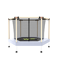 Батут манеж 122 см шестигранний з сіткою WCG Hexi S