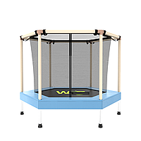 Батут манеж 173 см шестигранний з сіткою WCG Hexi M