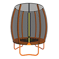 Батут дитячий манеж 108 см круглий WCG Melon