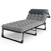 Розкладне ліжко шезлонг WCG  FB-S01PP + матрац