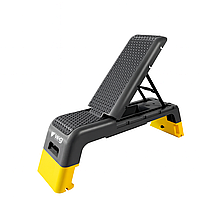 Степ-платформа з регульованою спинкою WCG Pro + еспандери