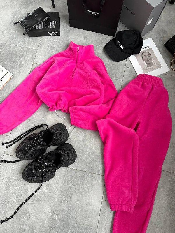 Жіночий спортивний костюм; Колір : чорний , сірий , шоколад, малина, молоко ; Розмір : 42/46 48/52( вільний крій) ;, фото 1