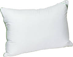 Подушка бамбукова 50х70 тканина мікрофібра (біла, салатова)