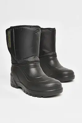 Сапоги из пены на хутрі чорні (B164 )