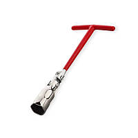 Ключ свічковий 21 з карданчиком 210мм Intertool