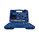 Набір інструментів 53 предмети в кейсі ES-53 Синій, фото 2