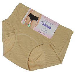 Високі труси для критичних днів 3XL бежеві Ouno 10240