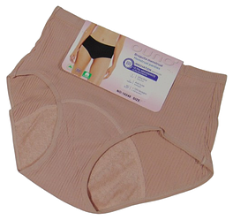 Високі труси для критичних днів 3XL пудрові Ouno 10240