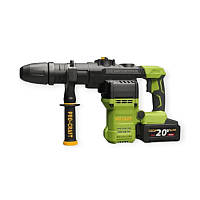 Перфоратор 20 В 1 АКБ, 8 Ач, удар 7,0 Дж, 2700 уд, хв (кейс) безщітковий, 3 режими, SDS Max Procraft