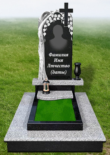 Пам'ятник на могилу з деревом Р-99