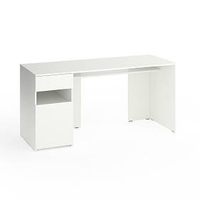 Стіл Metkas Home В031L 1600х600х760 ЛДСП Білий Сніг