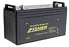 Гелевий акумулятор Fisher 120 Аг, фото 3