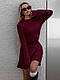 Жіноча сукня; Колір : чорний, шоколад , молоко , бордо ; Розмір : Xs/S M/L ;, фото 4