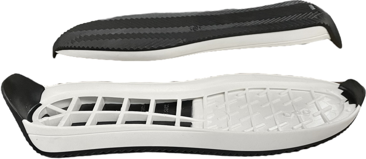 Підошва з гумового матеріалу для жіночого взуття Крос-50, розмір: 36-41, Біло-чорного кольору, фото 1