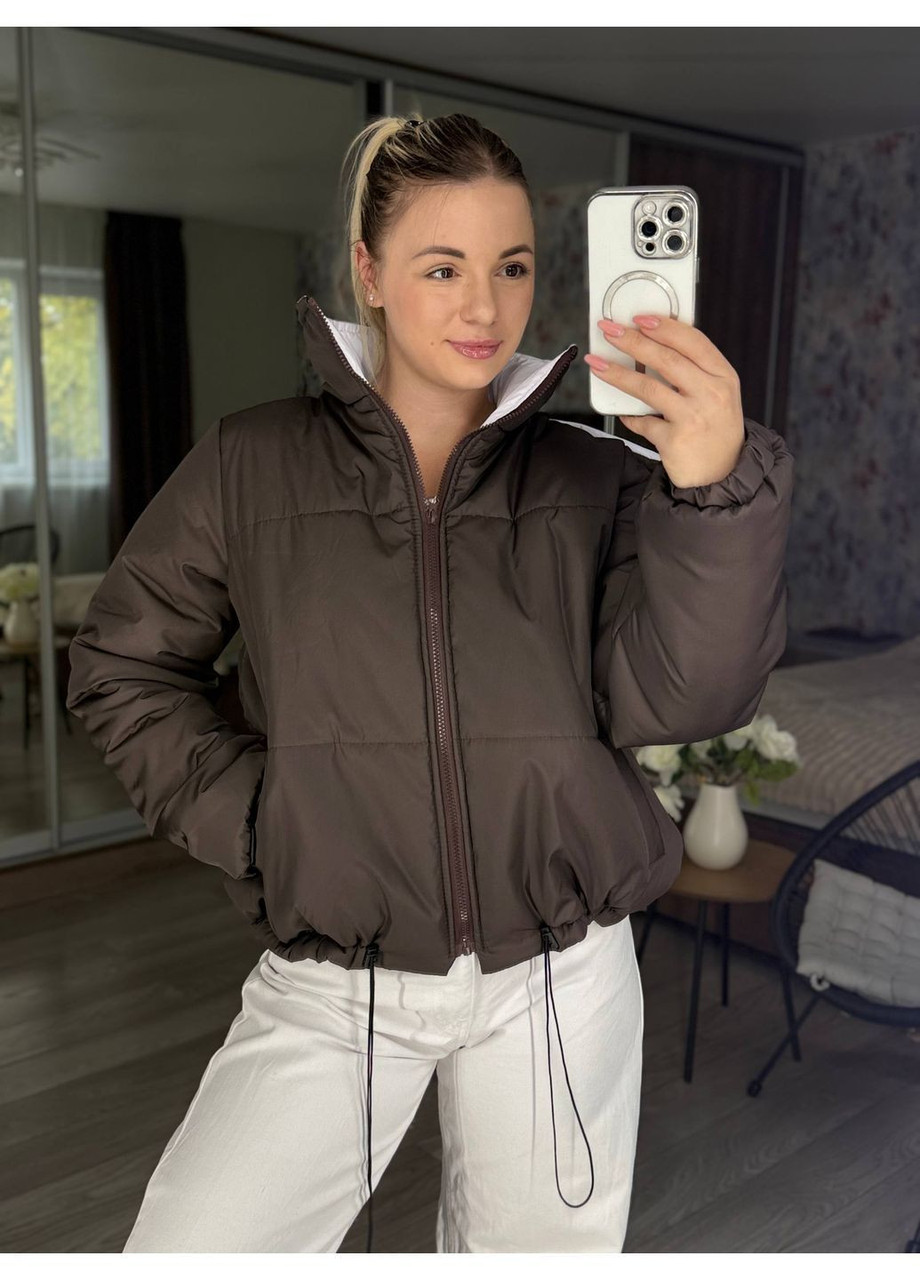 Зимня жіноча зимова куртка на силіконі Розміри 42–44, 46-48, фото 1