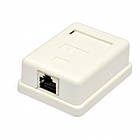 Розетка зовнішня 1порт RJ-45 STP, CAT5E