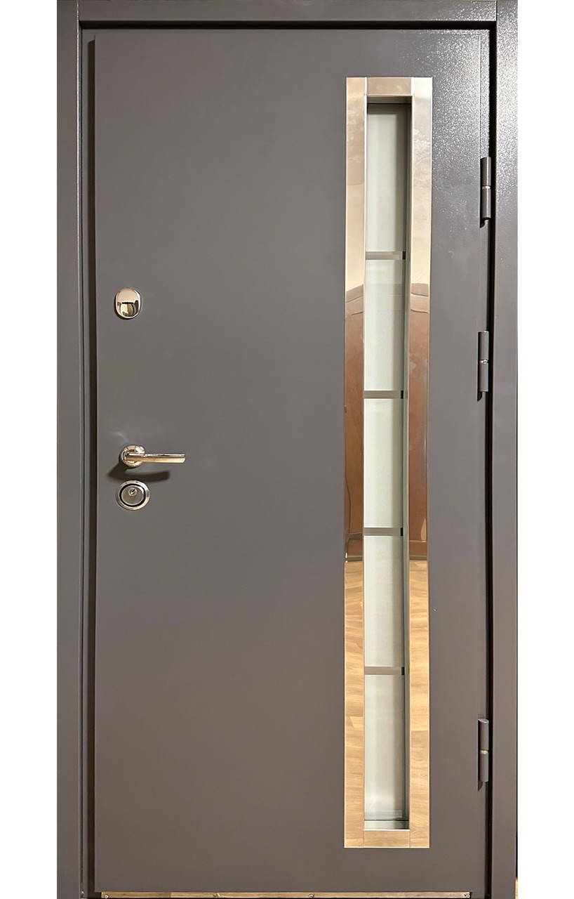 Вхідні двері ЛЮКС RAL7024 з терморозривом вулиця Redfort серія Преміум, фото 1