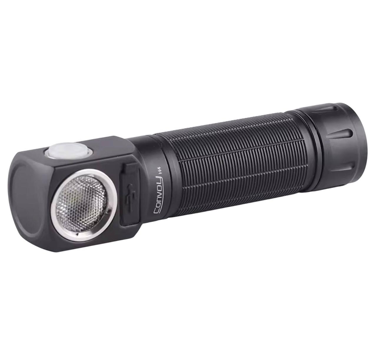 Налобний ліхтар Convoy H4 з акумулятором 21700