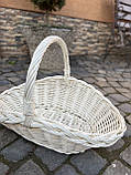 Корзина в білому кольорі для дров🪵, фото 3