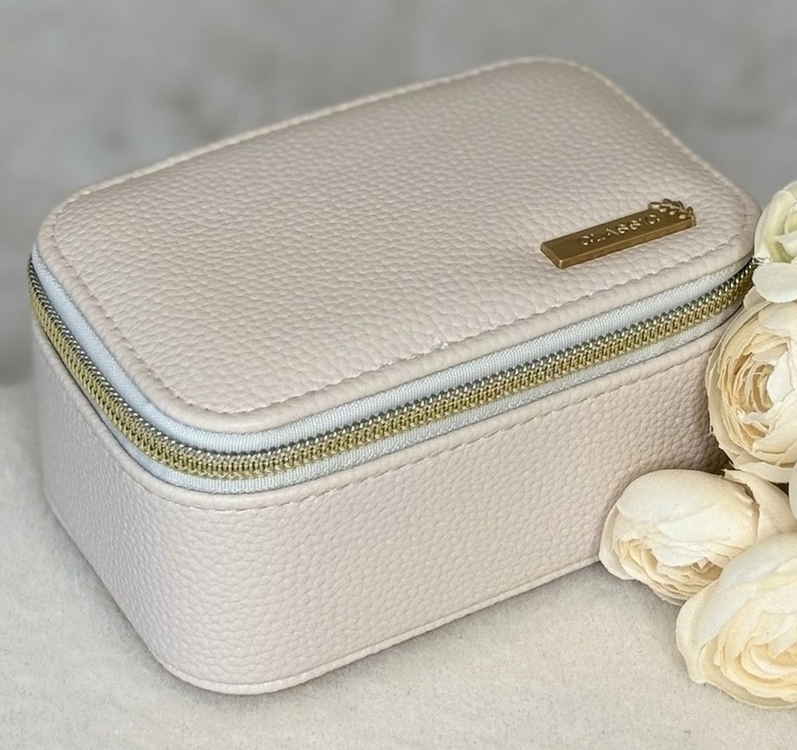 💚Компактна скринька зі шкірозамінника для прикрас на блискавці, фото 1