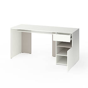 Стіл Metkas Home В031R 1600х600х760 ЛДСП Білий Сніг і Кашемір