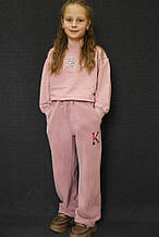 Дитячі штани унісекс "Ягуар" Пудра